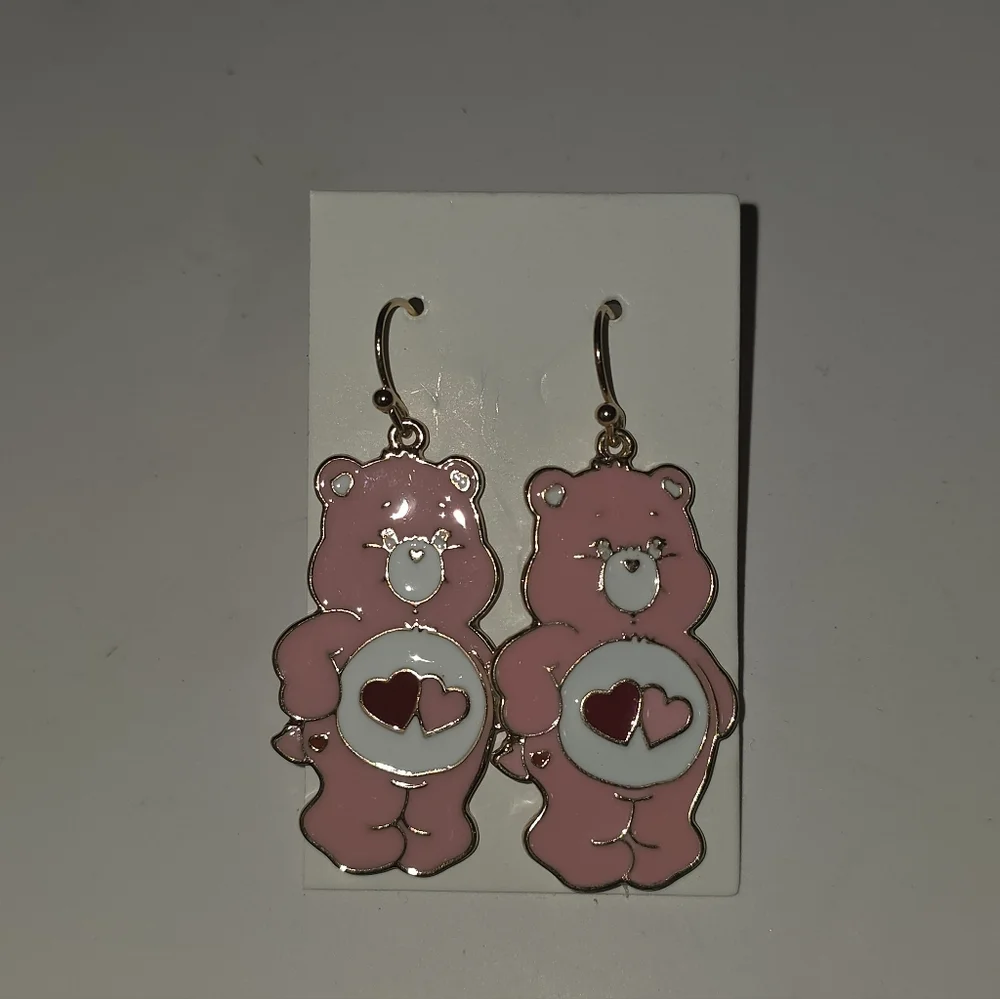 Love-A-Lot Bear Care Bears Earrings Handmade Hypo-Allergenic Bundle/Offer 2 Save